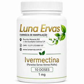 10 Doses 1 mg Ivermectina